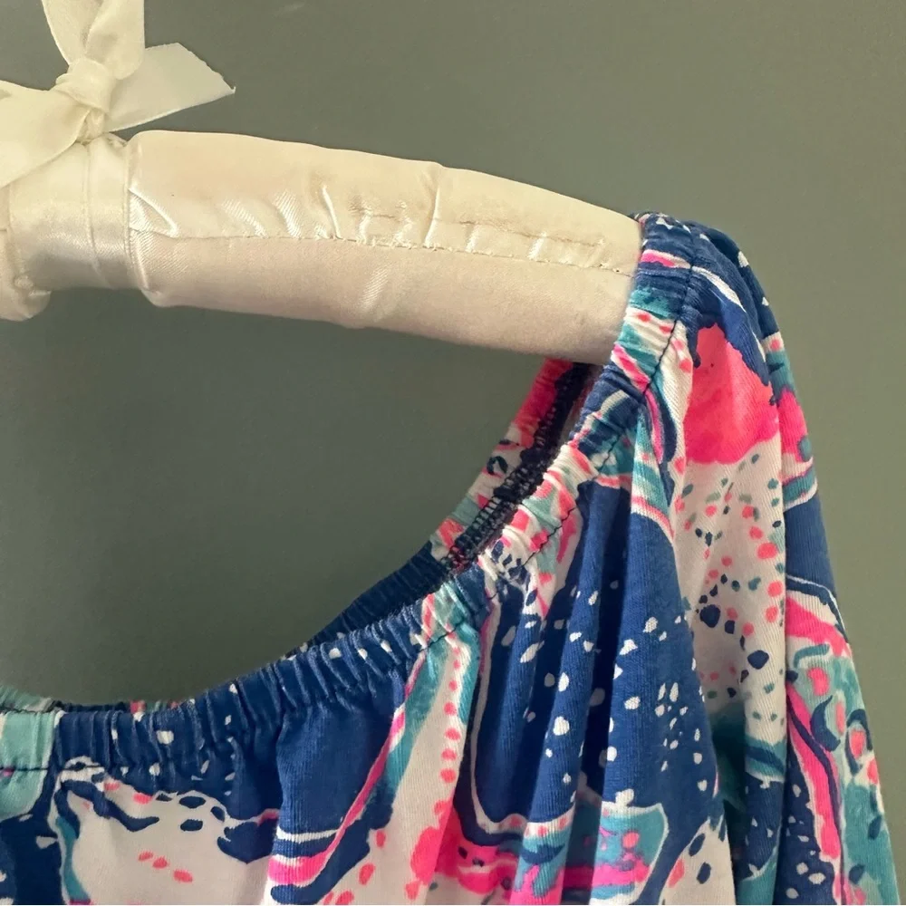 Lilly Pulitzer mini Enna dress-Starstruck Indigo starfish glow